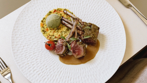 Prato autêntico do Degust'ar restaurante evora