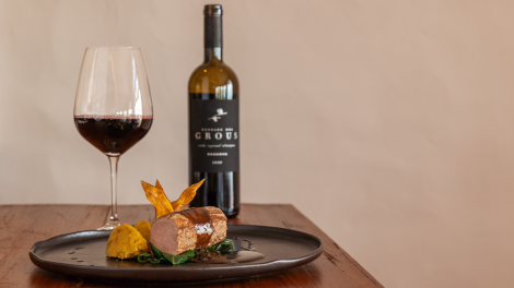 Prato gourmet do restaurante da Herdade dos Grous